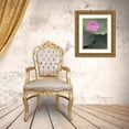 thumbnail image 3 of Christensen, Jim 26x32 Gold Ornate Wood Framed with Double Matting Museum Art Print Titled - Blushing Lotus II, 3 of 4