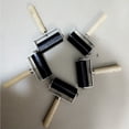 thumbnail image 4 of 2PCS 6cm Rodillo de estampado de tinta Brayer de goma suave Herramientas de proyectos de artesanía de grabado (Negro), 4 of 7