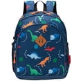 thumbnail image 1 of Mochila infantil JinBeryl Dinosaur azul marino para niños de más de 2 años, 1 of 7