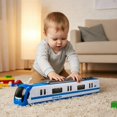 thumbnail image 2 of Simulated Inertial Sound And Light Train With Doors And Horns, High Speed Rail Model, Boys Toy, 2 of 8