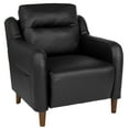 thumbnail image 2 of Flash Furniture Upholstered Bustle Back Arm Chair in Black LeatherSoft, 2 of 12