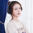 thumbnail image 2 of Anself B39 RGB Luminous Wireless Gaming Headset Bluetooth 5.0 Stereo Headphone Foldablet Earphone Headphone Mic (3.5mm), 2 of 6