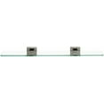 thumbnail image 4 of Alno A8450-18 Contemporary Ii 18" Glass Bathroom Shelf - Black, 4 of 6