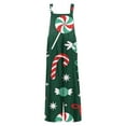 thumbnail image 5 of Women Christmas Overalls Cute Xmas Print Wide Leg Jumpsuits Casual Fall Winter Outfits Christmas Rompers 2025 Trendy Fashion Jumpers with Pockets, 5 of 7