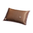 thumbnail image 2 of Linnome Summer Ice Rattan Pillowcase Double Sided Cooling Breathable Ice Silk Pillow Cover with Ginkgo Embroidery Washable 23x15.7 Inch, 2 of 6
