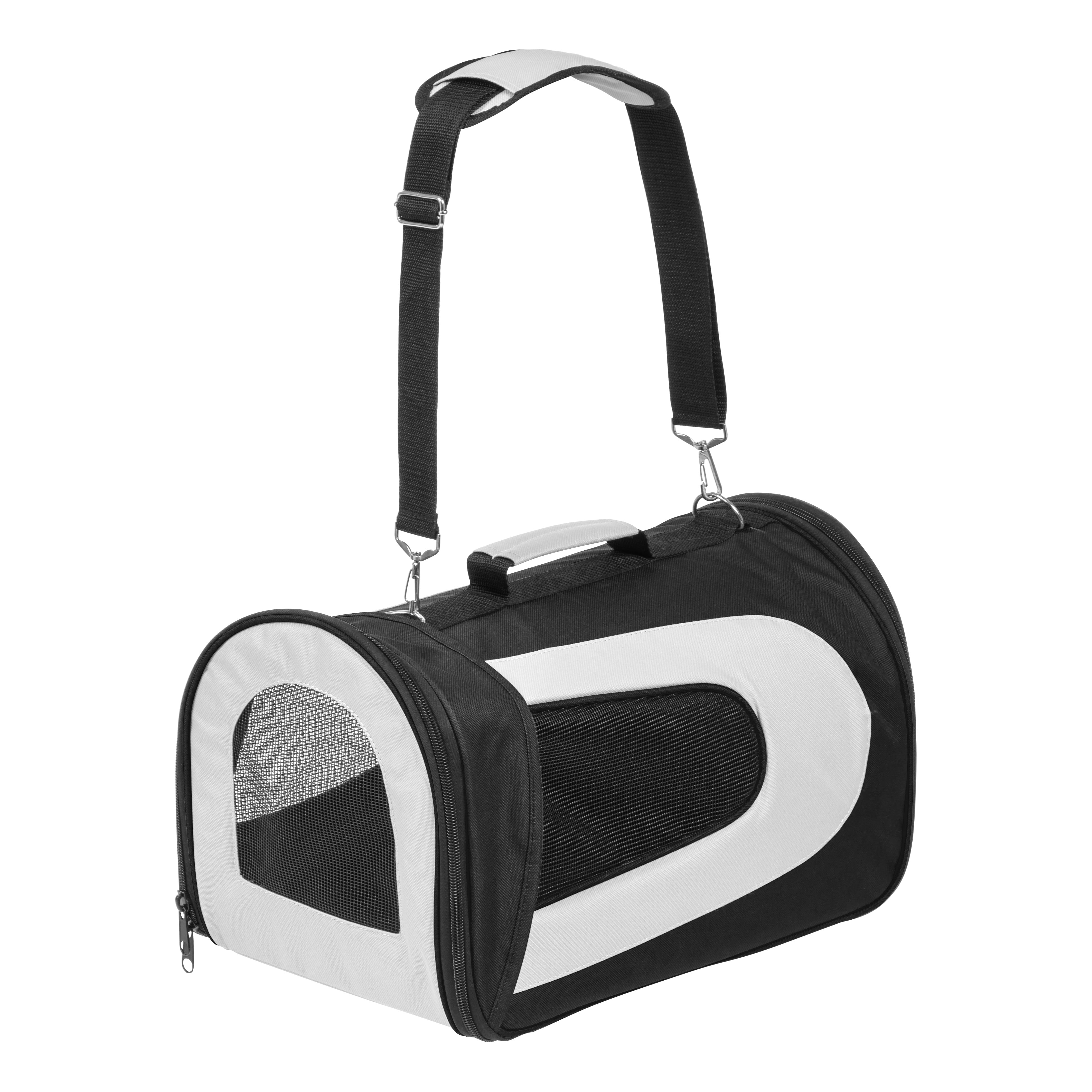 Iris Usa 19 Extra Small Pet Travel Carrier With Front And Top Access,  Black/gray : Target