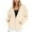 Beige, variant on tarylea Hoodies for Women Two Way Zipper Drawstring Sweatshirts Long Sleeve Solid Color Jackets with Pockets Casual Loose Fall Athletic Tops