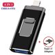 thumbnail image 1 of La unidad flash USB para teléfono móvil Black 4GB-OTG es adecuada para la computadora del teléfono móvil Apple Android dual-, 1 of 2