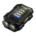 thumbnail image 3 of Keychain Flashlight Portable Handheld Torch LED Flashlight Pocket Lights 8 Light Black, 3 of 9