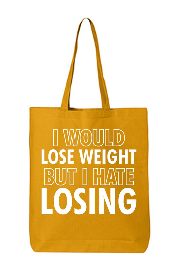 I Would Lose Weight Cotton Canvas Tote Bag