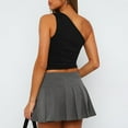 thumbnail image 3 of SOMER Womens Tank Tops Going Out One Off Shoulder Black For Women Trendy Tops, 3 of 6