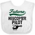 thumbnail image 3 of Inktastic Future Helicopter Pilot Boys or Girls Baby Bib, 3 of 4