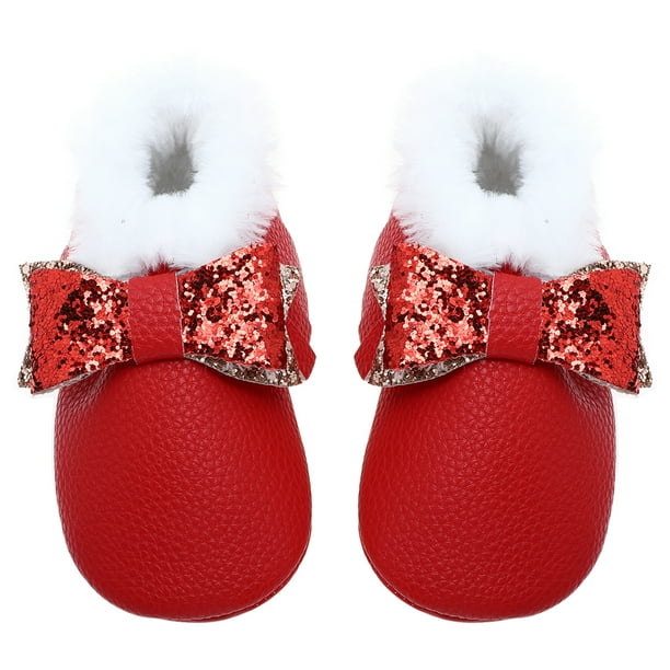 1 par de zapatos para caminar infantiles zapatos de bebé de invierno zapatos para niños pequeños livianos
