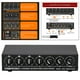 thumbnail image 5 of Mini mezclador de sonido con micrófono de 4 vías estéreo 165x82x38mm de bajo ruido negro, 5 of 8