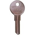 thumbnail image 4 of Kaba Ilco Corp. E-Z-Go Key Blank 1677 - Brass, Nickel Finish - 10 Pack, 4 of 6