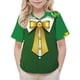 thumbnail image 4 of Las Niñas Serán Niñas Bruja Camisa Lindo Día de San Patricio Impresión Manga Corta Top Casual para Niños Manga Corta Camisa de Vestido, 4 of 9