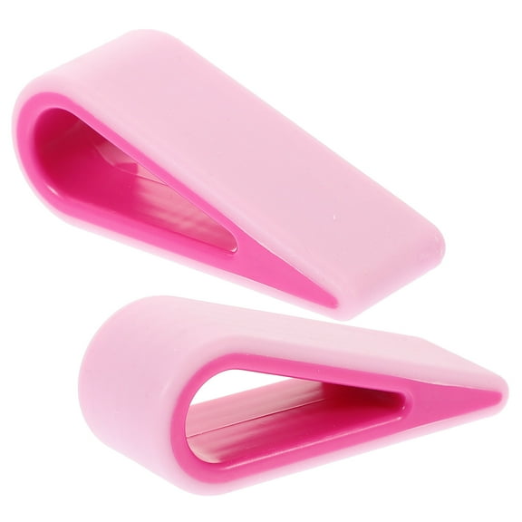 FRCOLOR Rosy Laptop Stand and Cooling Support Made of Plastic and Silicone for Laptop Use, 2pcs