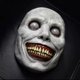 thumbnail image 2 of Máscara de zombi NQ de Halloween tela negra, 2 of 4