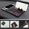 thumbnail image 2 of Multifunctional Car Anti Slip Mat Phone Holder Temporary Parking Number Sign Panel Storage Pad, 2 of 12