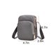 thumbnail image 3 of Mejor bandolera de nylon para mujer con 3 capas de cremallera - Mini bolso para móvil, tarjetas y esenciales, 3 of 6