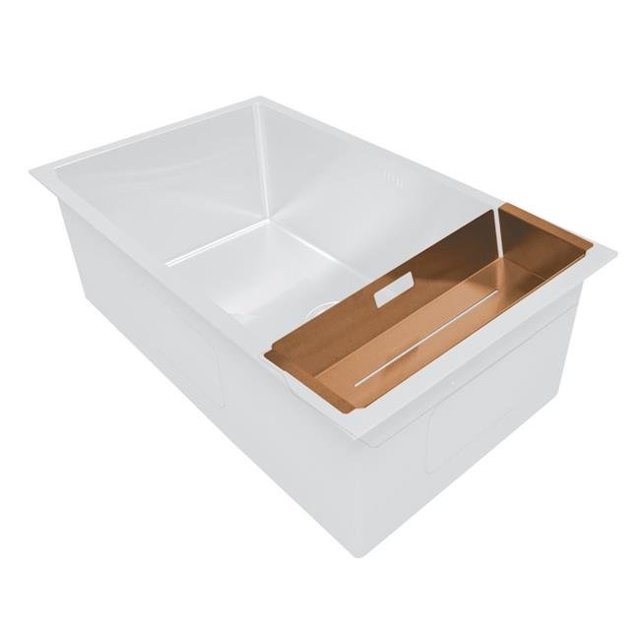 Whitehaus Collection WHNPLCOL-CO Noah Plus Stainless Steel Colander - Copper