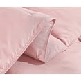 thumbnail image 4 of Chezmoi Collection Rose Quartz Down Alternative Comforter King - 3-Piece All Seasons Lightweight Comforter Set - Microfiber Comforter Duvet Insert with Corner Tabs, 4 of 7