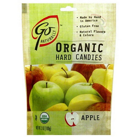 College Farm Organic Lemon Candy - Go Naturally Apple Organic Hard Candies, 3.5 oz (Pack of 6)