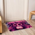 thumbnail image 6 of Monkey Indoor Rug Outdoor Carpet Door Rug Polyester Non-Slip Machine Washable Bath Mats, 6 of 6