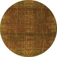 thumbnail image 1 of Ahgly Company Indoor Round Oriental Orange Modern Area Rugs, 4' Round, 1 of 4