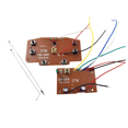 thumbnail image 2 of 6CH 2.4G Remote Control High Quality 27MHz Circuit PCB Transmitter Receiver Board for RC Car Toys Parts,1 * Board 1 * Receiver Board,Brown, 2 of 6