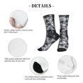 thumbnail image 5 of Athletic Socks Silver Flake Glitter Sport Running Calf Socks Crew Socks for Men Women, 5 of 7
