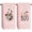 E-Pink, variant on Sm:)e 2 Pc Pumpkin Bat White Ghosts Embroidered Halloween Hand Towel, 100% Cotton Absorbent Towel, 13.7 x 29.5 Inch, Beige