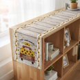 thumbnail image 6 of Table Runners 70 Inches Long Dress Scarves, Vintage Sunflower Truck Farmhouse Coffee/Dining/Kitchen Table Decor, Holiday Table Runner, Wooden Summer Botanical Floral Retro 13x70 Inch, 6 of 9