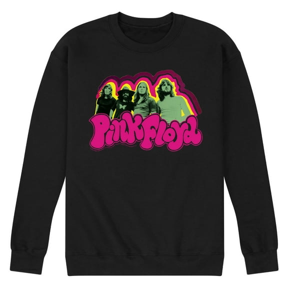 Pink Floyd - Poster - Men's Crew Neck Fleece Pullover