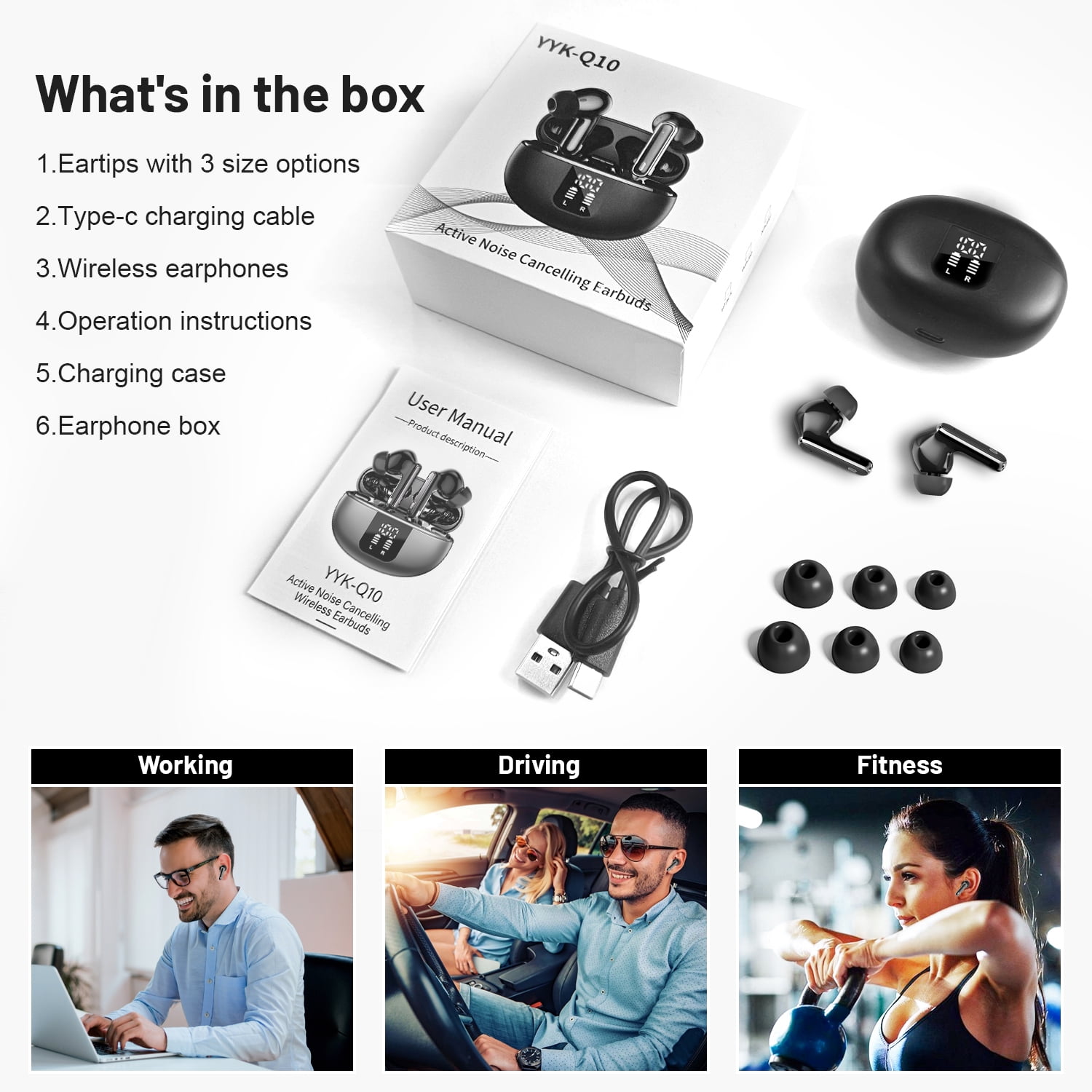 AI Language Translation Earbuds Real-Time for 144 Languages & Accents ,Wireless Bluetooth Headphones Translator Device with APP iOS & Android for Travel & Learning