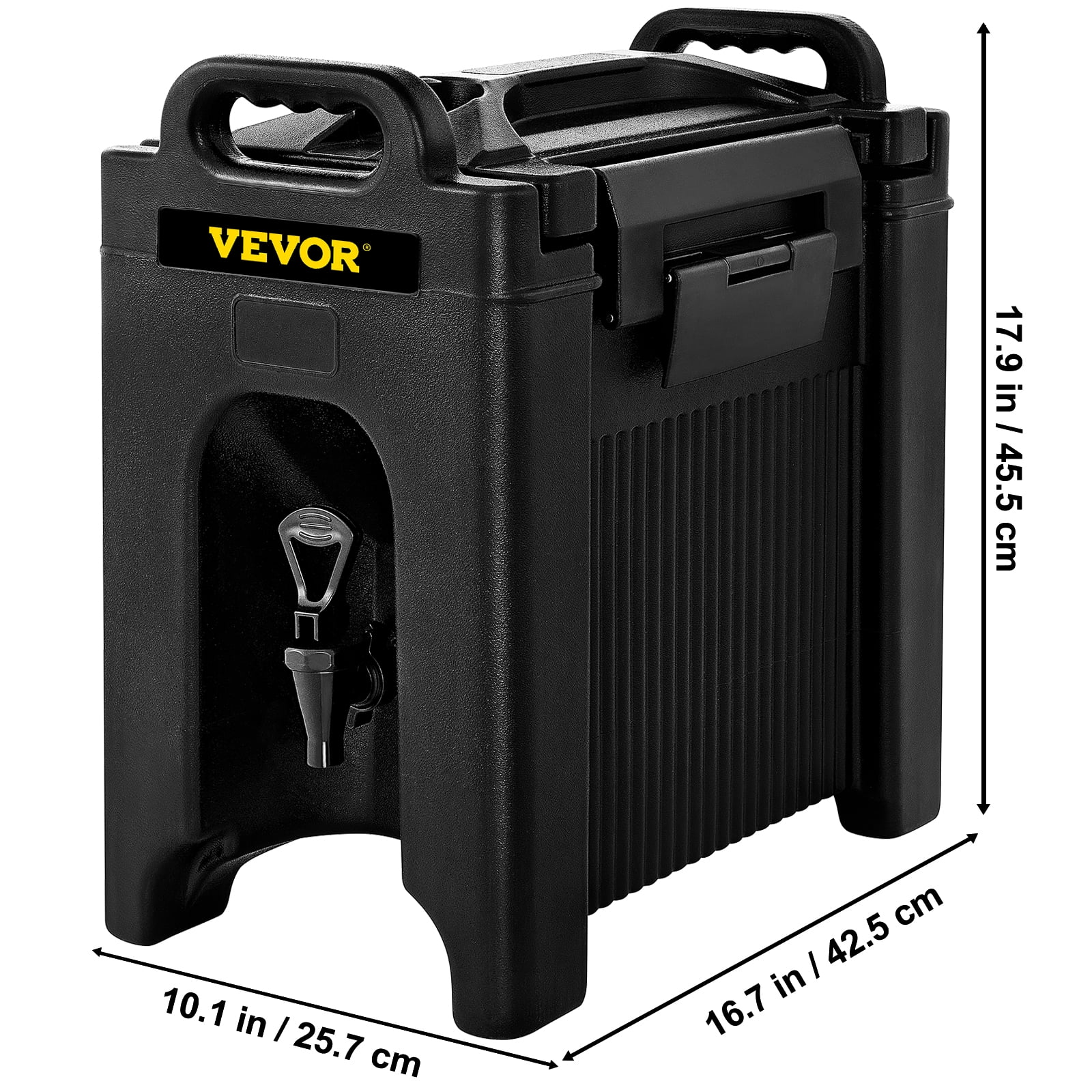 VEVOR Insulated Beverage Dispenser 2.5 Gal Beverage Server Hot and