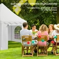 thumbnail image 3 of Outsunny 22.3' x 16.4' White Event Outdoor Canopies, Portable, 3 of 9