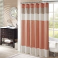 thumbnail image 1 of Madison Park MP70-2319 Rideau de Douche Amherst 72x72 Pouces Corail,72x72 Pouces, 1 of 8