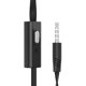 thumbnail image 1 of Matsuzay Auriculares intrauditivos de 3,5 mm, auriculares estéreo para computadora y teléfono móvil con micrófono de reducción de ruido Cables de audio/vídeo negro, 1 of 6