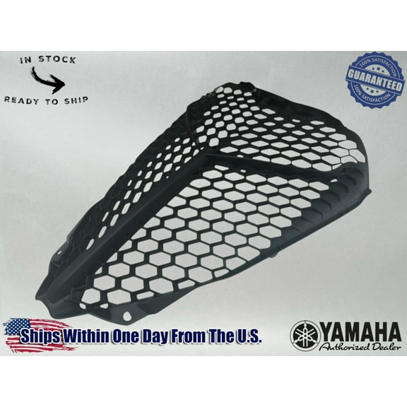 Yamaha Genuine OEM GRILL RADIATOR GUARD COVER BLACK 1PE-E2467-00-00