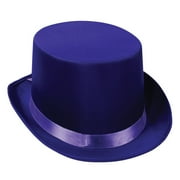 Beistle Pack of 6 Purple Satin Sleek Costume Top Hat - Adult One Size