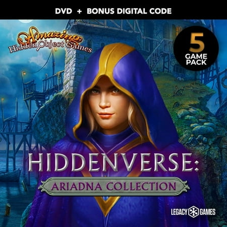 Amazing Hidden Object Games: Hiddenverse Ariadna – 5 Pack PC DVD with Code Amazing Hidden Object Games: Hiddenverse Ariadna – 5 Pack PC DVD with Code