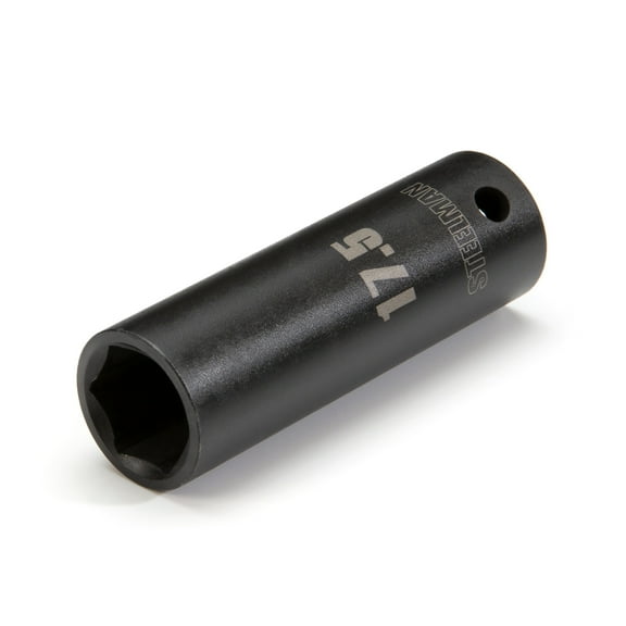 Steelman 17.5mm x 1/2-Inch Drive Thin Wall Deep Impact 6-Point Socket 61020