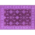 thumbnail image 1 of Ahgly Company Indoor Rectangle Oriental Purple Industrial Area Rugs, 2' x 4', 1 of 4
