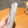 thumbnail image 2 of Slim Strong Magnetic Case for iPhone 14 Plus Case [10FT-Grade Drop Tested & Compatible with MagSafe] Translucent Frosted Anti-Fingerprint Anti Shockproof Protective Shell, Clear, 2 of 9