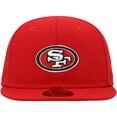 thumbnail image 2 of Infant New Era Scarlet San Francisco 49ers  My 1st 59FIFTY Fitted Hat, 2 of 5