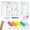 Blue-24"x45", variant on Large Dry Erase Wall Calendar - 24"x 45" Undated 12-month Yearly For Home Office Classroom 50 Reusable Color Tabs Included