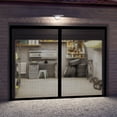 thumbnail image 2 of Magnetic Garage Door Screen 10x8ft Fiberglass Garage Door Screen Handsfree Entry Garage Screen with Closure Weighted Bottom, 2 of 14