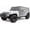 Grey, variant on Cover for Jeep Wrangler JK JL CJ YJ TJ 2 Door 1987-2026 Outdoor Sun Rain Wind Snow Protection Dustproof Covers with Driver Door Zipper Black