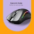 thumbnail image 2 of Mouse Glorious gaming Model D2 inalámbrico RGB Negro Matte Reacondicionado, 2 of 4